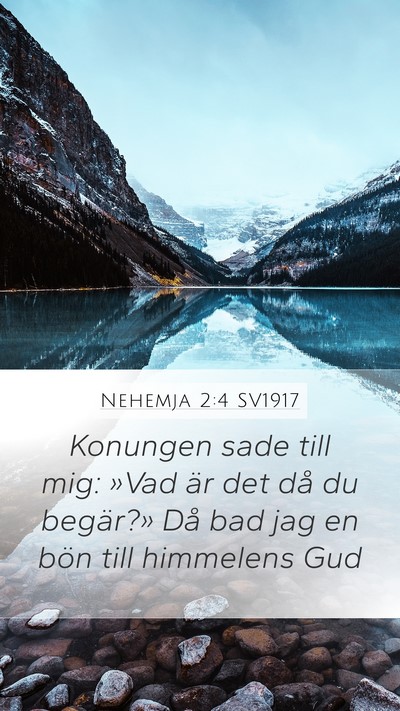 Nehemja 2:4 SV1917 Bible Verse Image