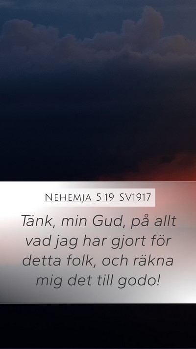 Nehemja 5:19 SV1917 Bible Verse Image