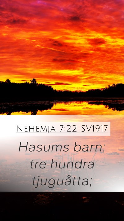 Nehemja 7:22 SV1917 Bible Verse Image