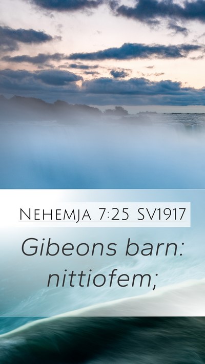 Nehemja 7:25 SV1917 Bible Verse Image