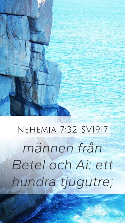 Nehemja 7:32 SV1917 Bible Verse Image