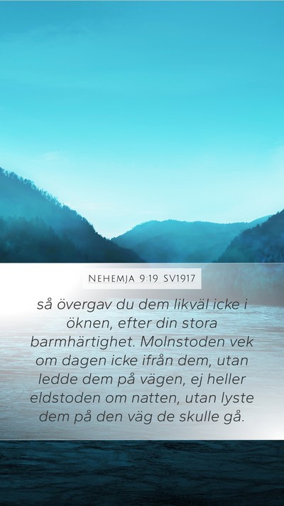 Nehemja 9:19 SV1917 Bible Verse Image