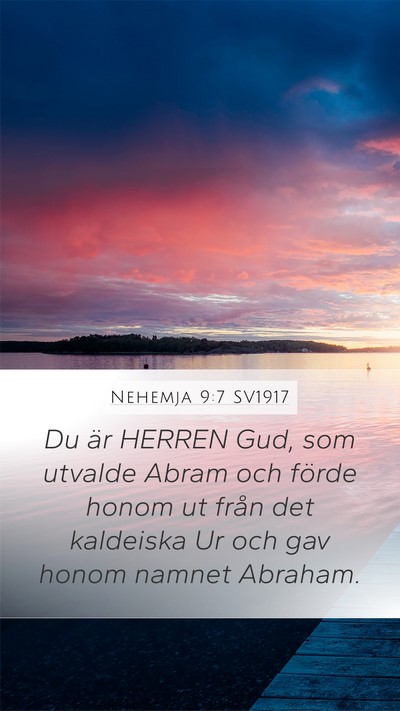 Nehemja 9:7 SV1917 Bible Verse Image