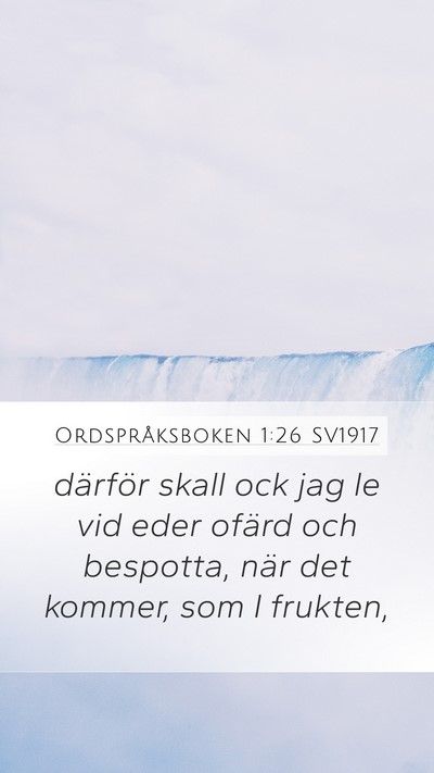 Ordspråksboken 1:26 SV1917 Bible Verse Image