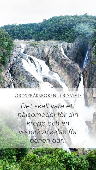 Ordspråksboken 3:8 SV1917 Bible Verse Image