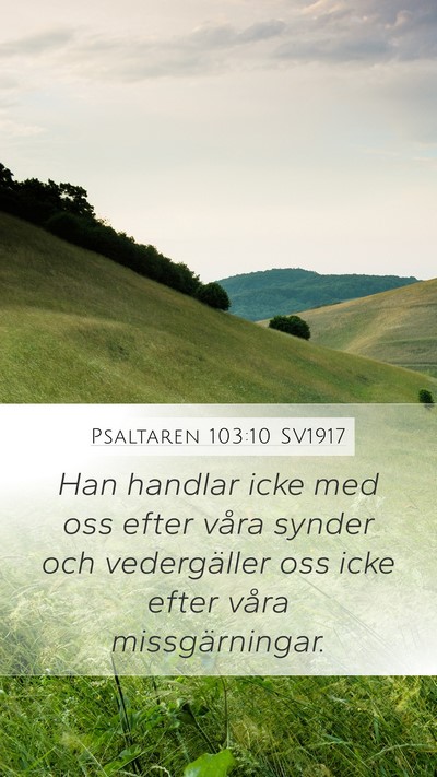 Psaltaren 103:10 SV1917 Bible Verse Image