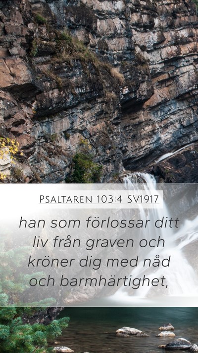 Psaltaren 103:4 SV1917 Bible Verse Image