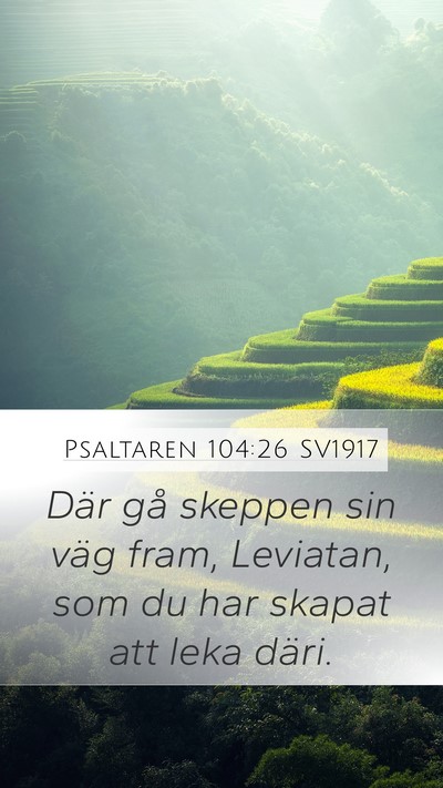 Psaltaren 104:26 SV1917 Bible Verse Image