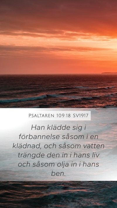 Psaltaren 109:18 SV1917 Bible Verse Image