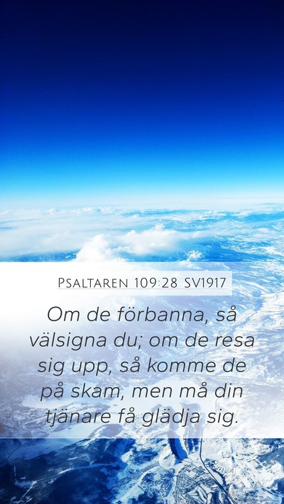 Psaltaren 109:28 SV1917 Bible Verse Image