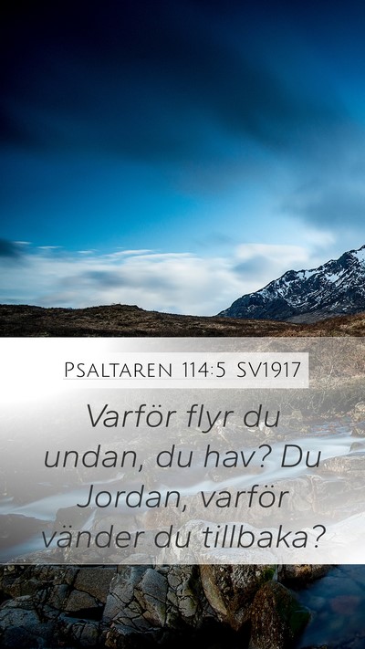 Psaltaren 114:5 SV1917 Bible Verse Image