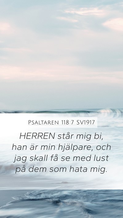 Psaltaren 118:7 SV1917 Bible Verse Image
