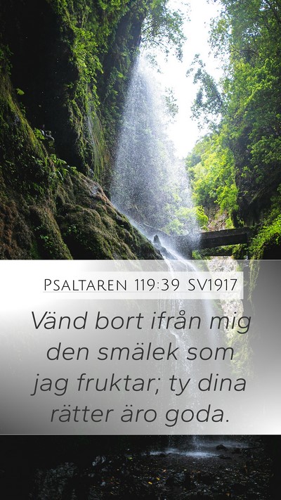 Psaltaren 119:39 SV1917 Bible Verse Image