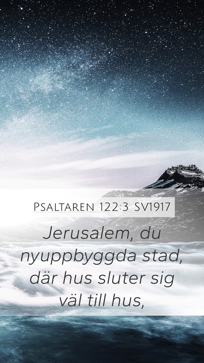 Psaltaren 122:3 SV1917 Bible Verse Image