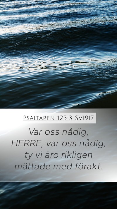Psaltaren 123:3 SV1917 Bible Verse Image