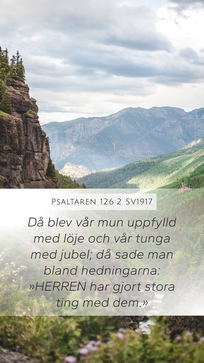 Psaltaren 126:2 SV1917 Bible Verse Image