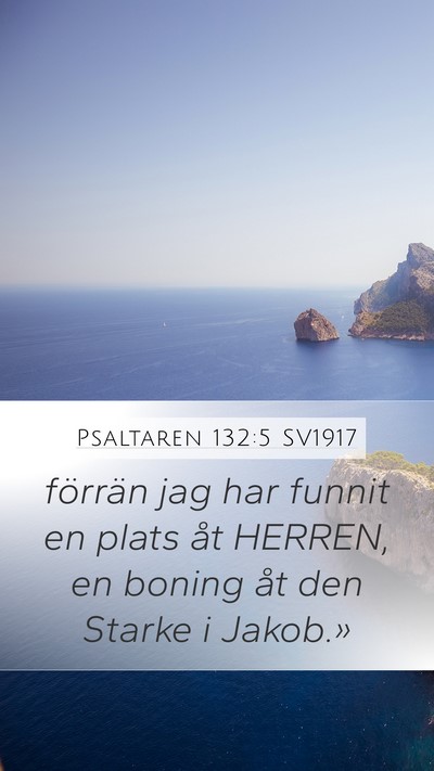 Psaltaren 132:5 SV1917 Bible Verse Image