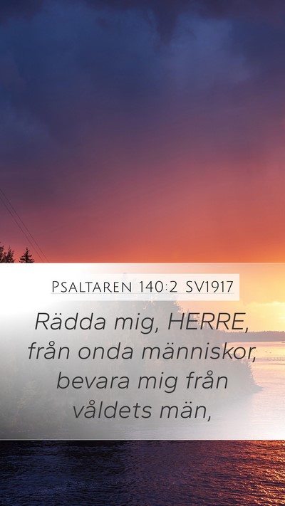 Psaltaren 140:2 SV1917 Bible Verse Image