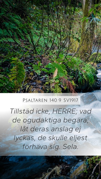 Psaltaren 140:9 SV1917 Bible Verse Image