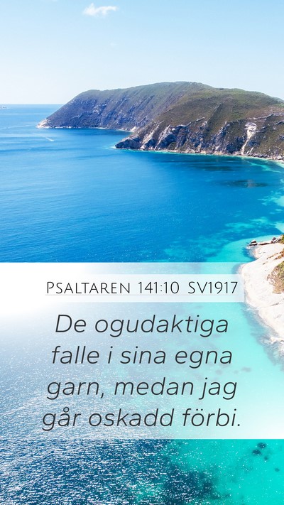 Psaltaren 141:10 SV1917 Bible Verse Image