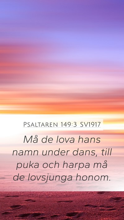 Psaltaren 149:3 SV1917 Bible Verse Image
