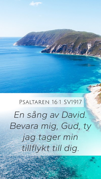Psaltaren 16:1 SV1917 Bible Verse Image