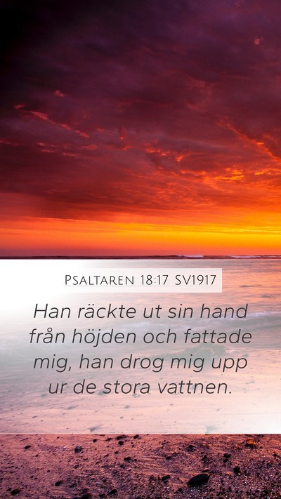 Psaltaren 18:17 SV1917 Bible Verse Image