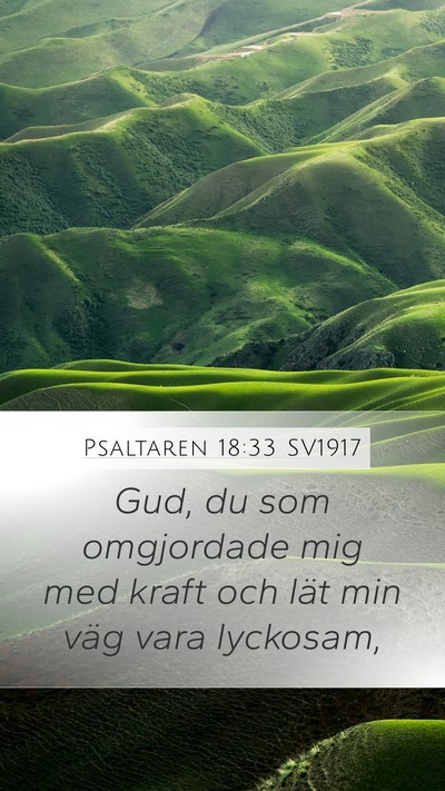 Psaltaren 18:33 SV1917 Bible Verse Image