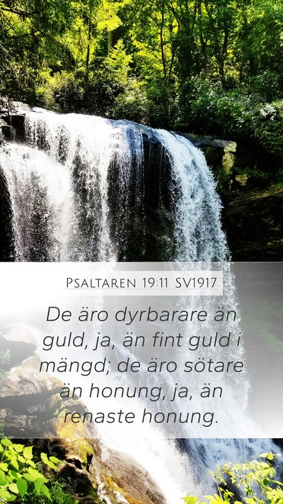 Psaltaren 19:11 SV1917 Bible Verse Image