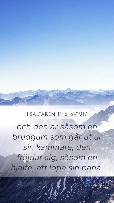 Psaltaren 19:6 SV1917 Bible Verse Image
