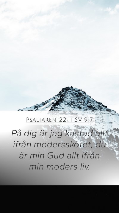 Psaltaren 22:11 SV1917 Bible Verse Image