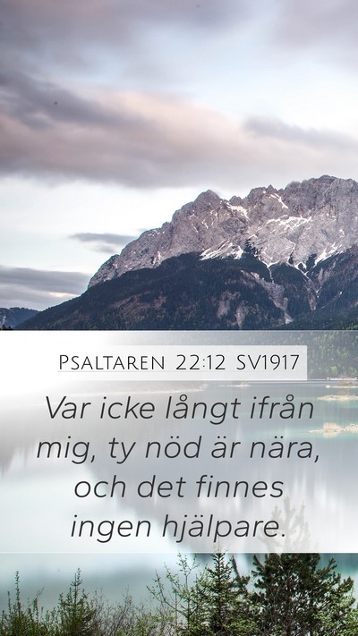 Psaltaren 22:12 SV1917 Bible Verse Image