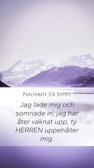 Psaltaren 3:6 SV1917 Bible Verse Image