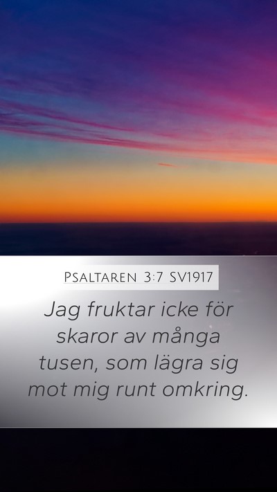 Psaltaren 3:7 SV1917 Bible Verse Image