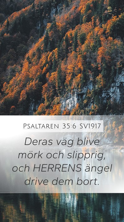Psaltaren 35:6 SV1917 Bible Verse Image