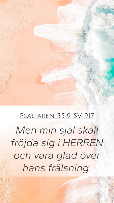 Psaltaren 35:9 SV1917 Bible Verse Image