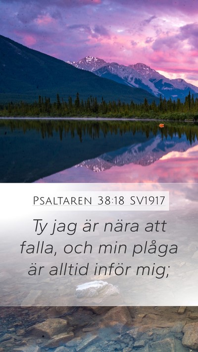 Psaltaren 38:18 SV1917 Bible Verse Image