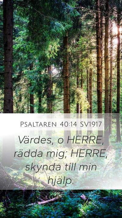 Psaltaren 40:14 SV1917 Bible Verse Image