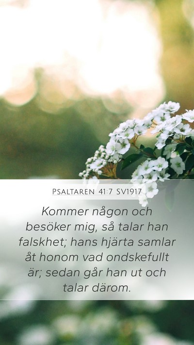 Psaltaren 41:7 SV1917 Bible Verse Image