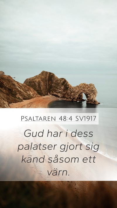 Psaltaren 48:4 SV1917 Bible Verse Image