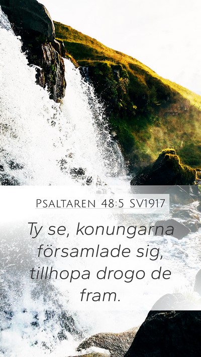 Psaltaren 48:5 SV1917 Bible Verse Image