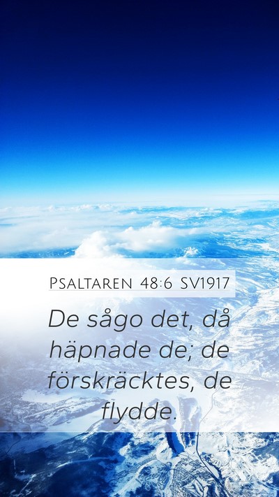 Psaltaren 48:6 SV1917 Bible Verse Image