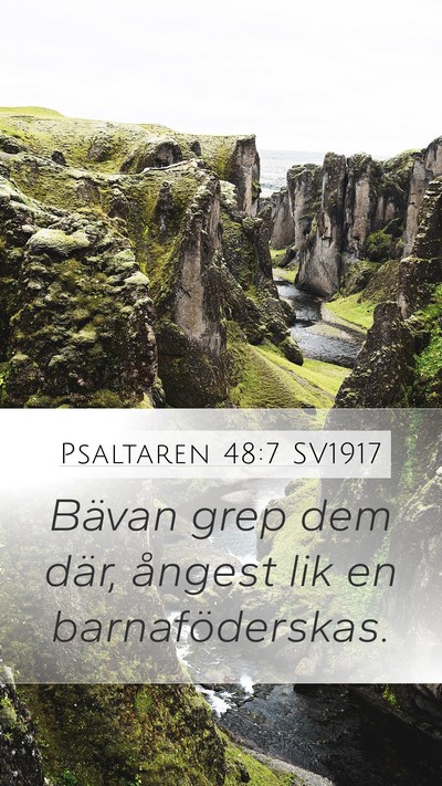 Psaltaren 48:7 SV1917 Bible Verse Image