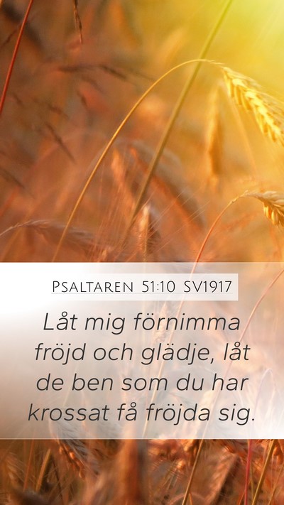 Psaltaren 51:10 SV1917 Bible Verse Image