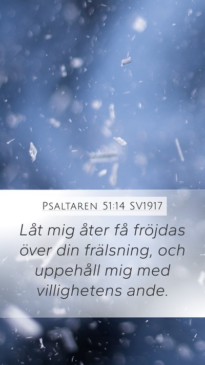 Psaltaren 51:14 SV1917 Bible Verse Image