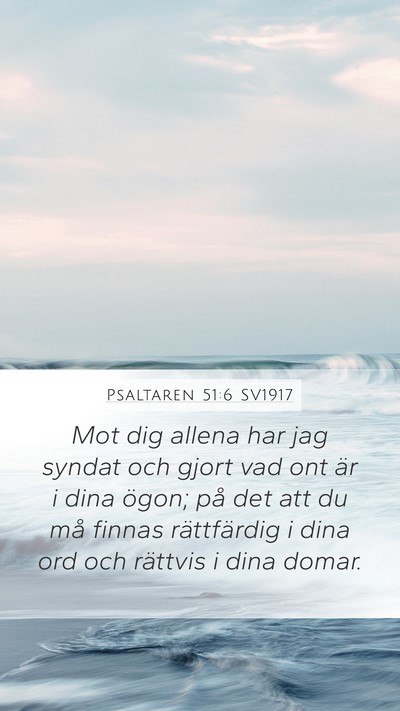 Psaltaren 51:6 SV1917 Bible Verse Image