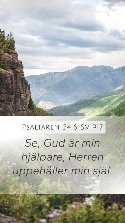 Psaltaren 54:6 SV1917 Bible Verse Image