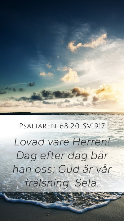 Psaltaren 68:20 SV1917 Bible Verse Image