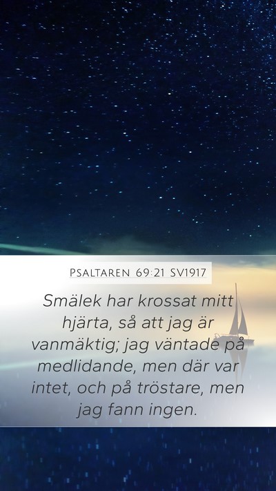 Psaltaren 69:21 SV1917 Bible Verse Image