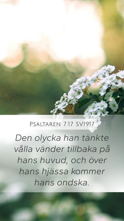 Psaltaren 7:17 SV1917 Bible Verse Image